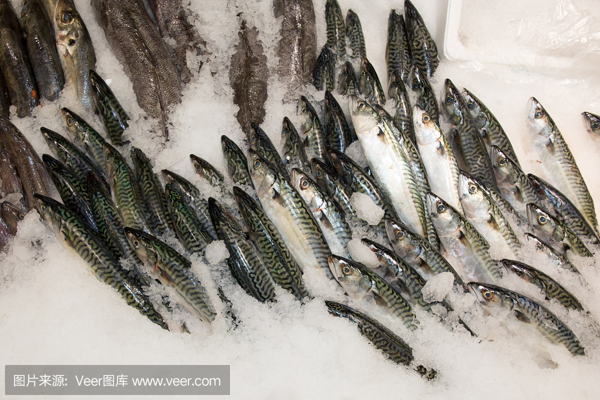 鮮魚在本地魚市出售